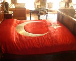 Ataturk's bed Dolmabahce Palace